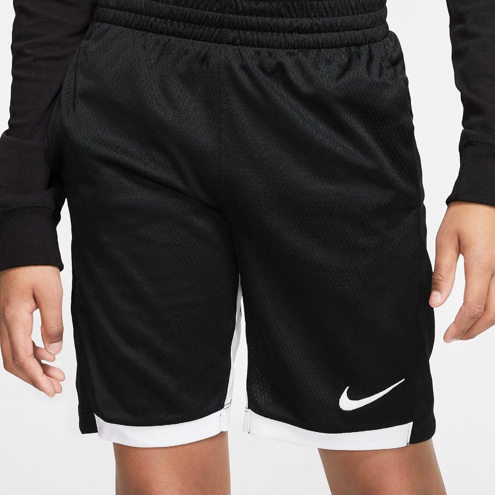 Nike Trophy Kids Boys Size 4 Training Black Mesh Shorts NWT